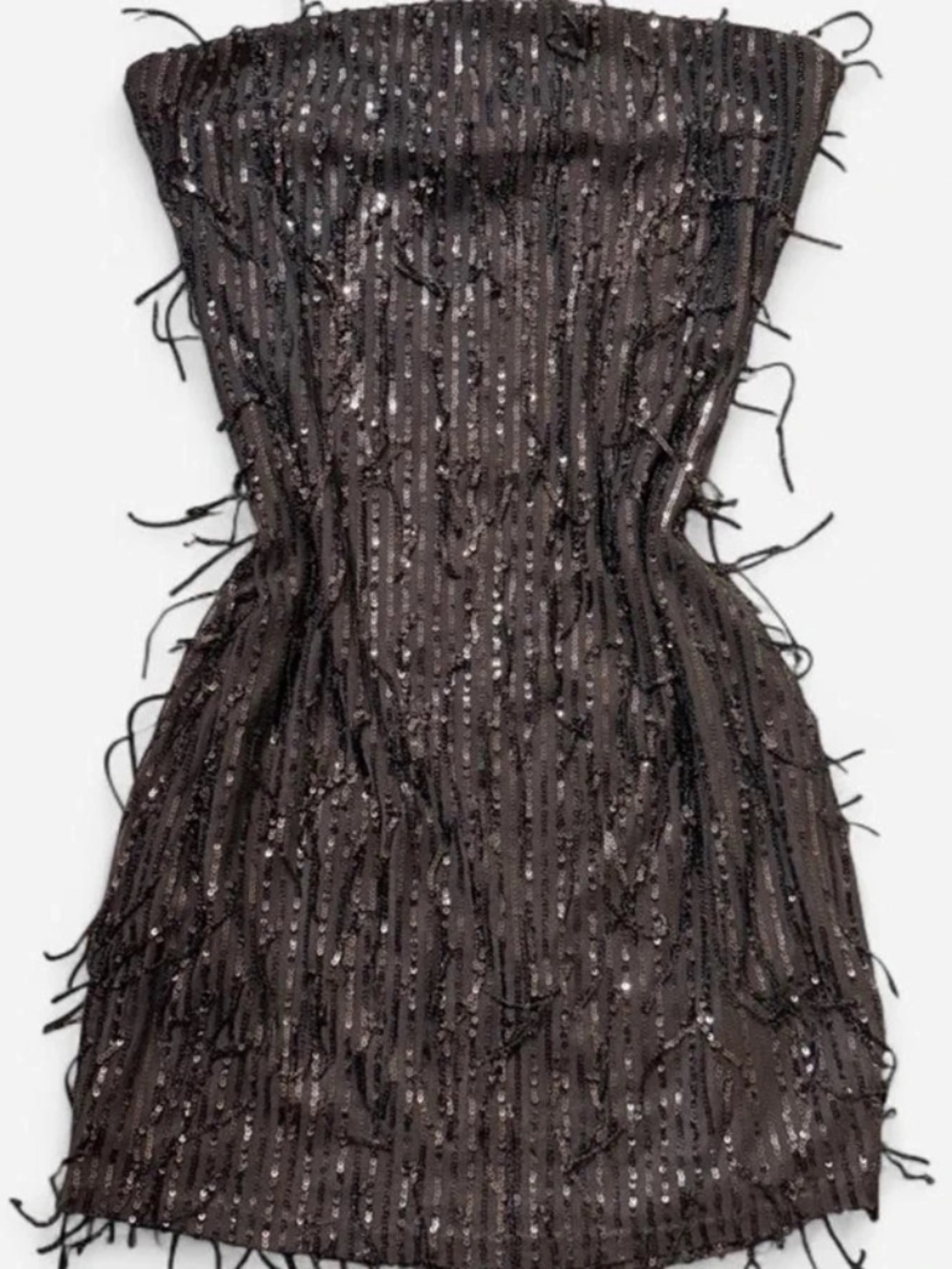 Wild Fable Women's Black and Grey Dress